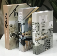 Trio de livro fake