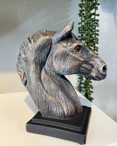 Estatueta cavalo cabeça