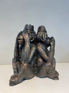 Estatueta macaco trio sabedoria - comprar online