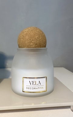 Vela aromática c/rolha - comprar online