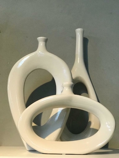 Trio de vasos anel boca fina - comprar online