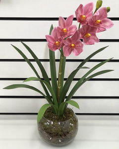 Arranjo orquídea silicone - comprar online
