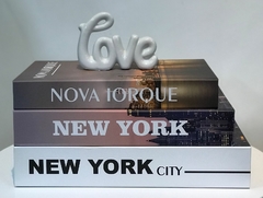 Trio livro fake - Bogo Interiores