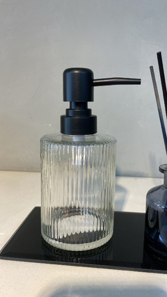 Porta sabonete líq vidro 250ml