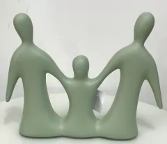 Família mãos unidas na internet