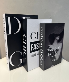Trio de livro fake