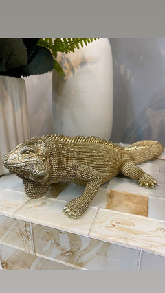 Estatueta iguana na internet