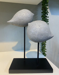 Escultura dois passaros