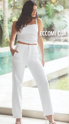 JEANS RELAXED BLANCO