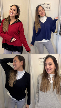 SWEATER EN V - tienda online