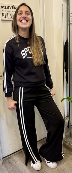 CONJUNTO RAYADO NEGRO en internet