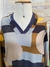 BLUSA AMARRAS / ESTAMPA GEOMÉTRICA - TAM M - Brechó Vanilla