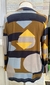 BLUSA AMARRAS / ESTAMPA GEOMÉTRICA - TAM M