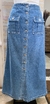 SAIA JEANS LONGA / VINTAGE - TAM 44 na internet