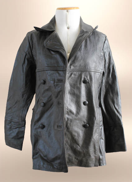 JAQUETA DE COURO - TAM P/M