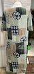 VESTIDO SOCIAL / ESTAMPADO - TAM G