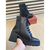 Bota coturno preto salto tratorado 7,5 - comprar online