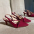Scarpin Chanel Marsala Verniz Bico Fino Salto 6cm - comprar online