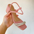 Sandália Rose Salto Bloco 5cm com Tiras de Strass - loja online