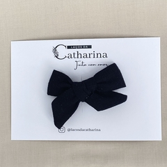 Laço Londres M - Linho Preto - comprar online