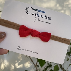 Laço Florença - Linho vermelho - comprar online
