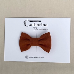 Laço Lisboa M - Linho Marrom - comprar online