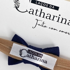 Laço Lisboa - Linho Azul Marinho - comprar online
