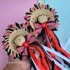 Par Laço São João - Par Vermelho e Preto - comprar online