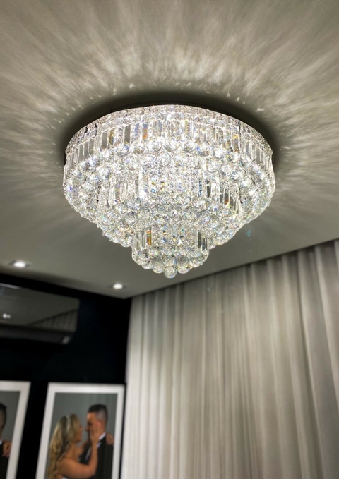 Linha de Cristal Bolo - Fabrica de Plafon - Revenda Atacado