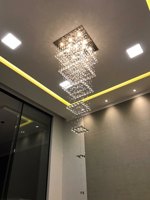 Linha Cristal Pirâmide - Fabrica de Lustre - Revenda Atacado