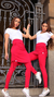 Calça Legging com Saia Ajustável Vermelha - Cintura Alta que Modela e Não Marca Celulite na internet