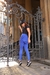 Calça Legging com Saia Ajustável Azul Royal – Elegância e Conforto que Transformam Seu Visual - loja online