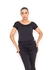 Cropped Fitness e Casual Preto – Estilo e Conforto Sem Mostrar Barriga!