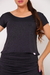 Imagem do Cropped Fitness e Casual Preto – Estilo e Conforto Sem Mostrar Barriga!