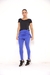 Imagem do Calça Legging com Saia Ajustável Azul Royal – Elegância e Conforto que Transformam Seu Visual