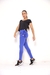 Calça Legging com Saia Ajustável Azul Royal – Elegância e Conforto que Transformam Seu Visual - comprar online