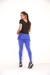 Calça Legging com Saia Ajustável Azul Royal – Elegância e Conforto que Transformam Seu Visual - comprar online