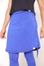 Calça Legging com Saia Ajustável Azul Royal – Elegância e Conforto que Transformam Seu Visual - Juliana Perfeito Fio 
