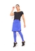 Calça Legging com Saia Ajustável Azul Royal – Elegância e Conforto que Transformam Seu Visual - Juliana Perfeito Fio 
