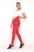 Imagem do Calça Legging com Saia Ajustável Vermelha - Cintura Alta que Modela e Não Marca Celulite