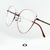 LUNA - ARMAÇÃO EM METAL ROSE - OlhonuGlasses | produtos originais oculos sol | lentes
