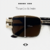 MIAME- ARMAÇÃO EM METAL DOURADO COM LENTES MARROM