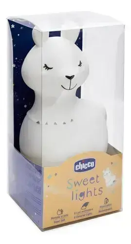 CHICCO LUZ DE NOCHE RECARGABLE USB LLAMA