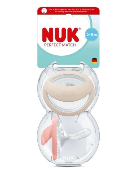 NUK CHUPETE PERFECT MATCH 0-6M X2