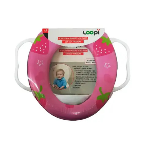 LOOPI REDUCTOR DE INODORO CON MANIJA 8806