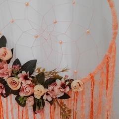 Filtro dos Sonhos 'Flores de Primavera' | Rosa | Pérolas, Flores e Lã Estilizada na internet