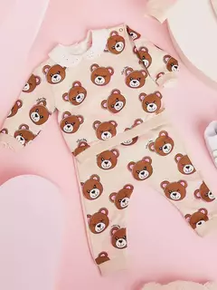Conjunto com estampa de ursos