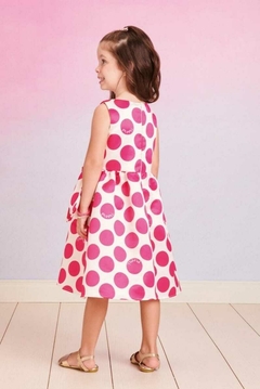 Vestido poa com armação - comprar online