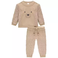 Conjunto de blusão e calça jogger em Pelo Carneirinho na internet