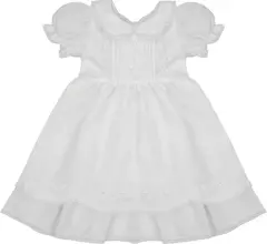 Vestido linho nervuras com bordado na internet